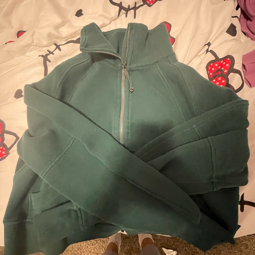 lululemon Green Half-Zip Pullover